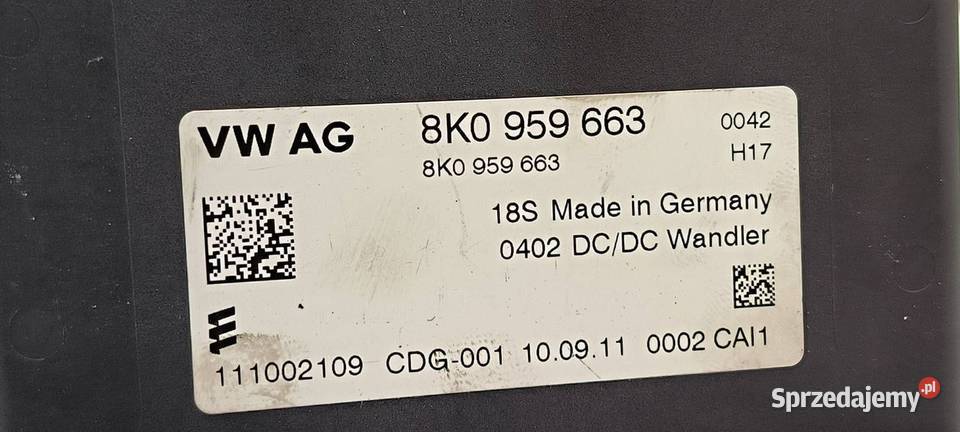 MODUŁ AUDI A6 C7 8K0959663 Lipno sprzedam