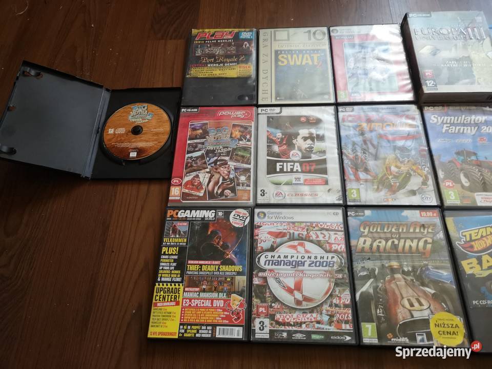 Gry PC Fifa 07 PES2010 Symulator Farmy itp Komputerowe PC Skomielna Biała sprzedam