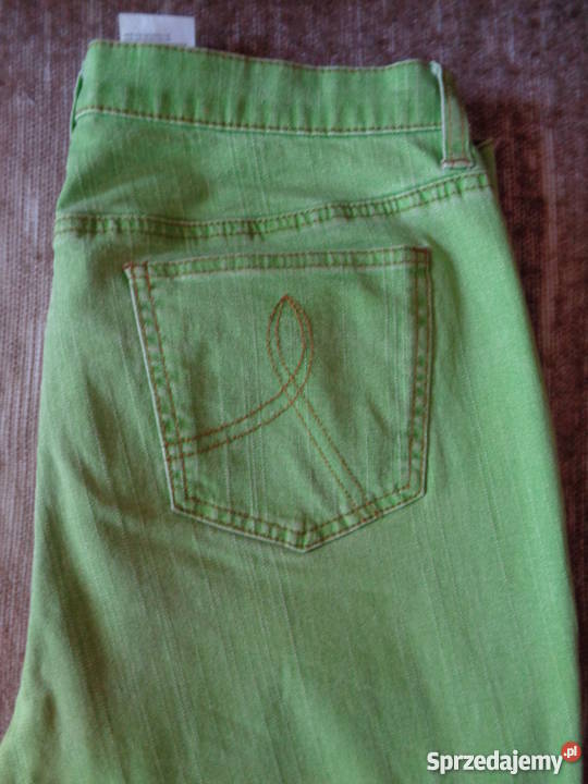 spodnie limonkowe Gdańsk sprzedam