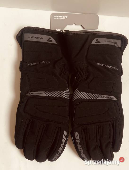 Rękawice motocyklowe ocieplane i wodoodporne