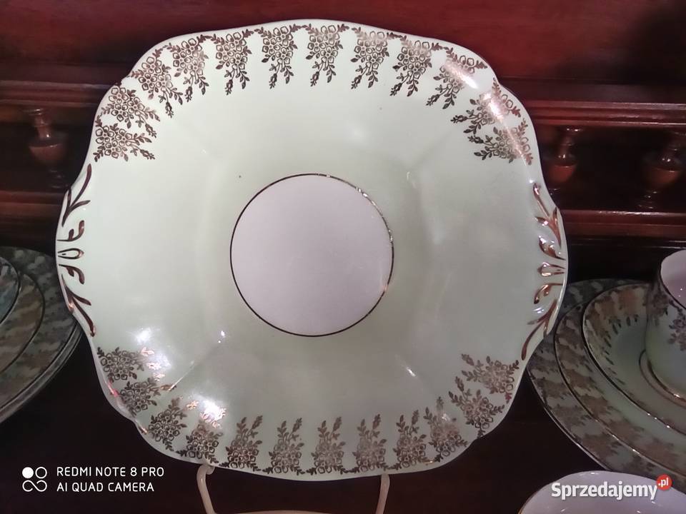 Serwis do herbaty
Adderley England Biało złoto Gdańsk