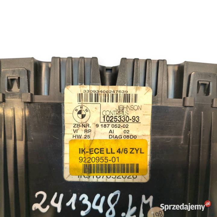 LICZNIK ZEGARY 918705202 BMW E90 E92 E93 20 B osobowe Chełm