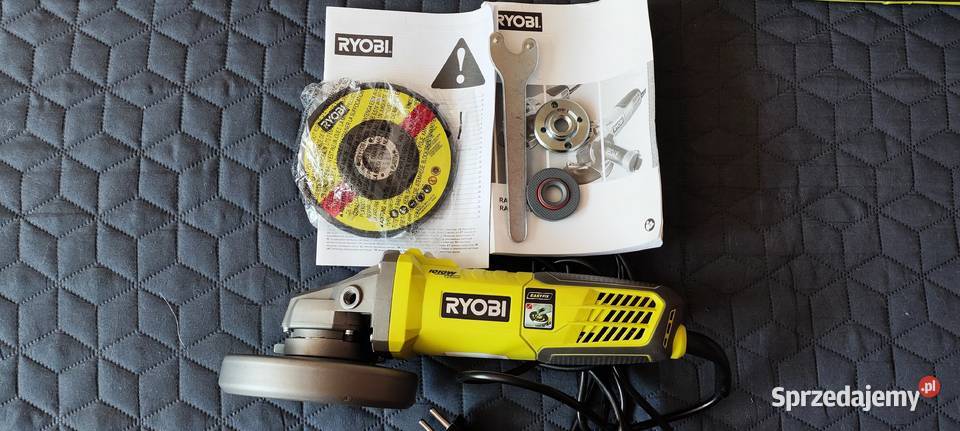 Nowa szlifierka kątowa Ryobi 1000w
