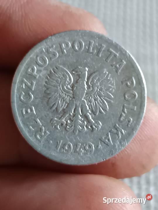 Sprzedam monete 50 groszy 1949 mala skretka Chełm sprzedam