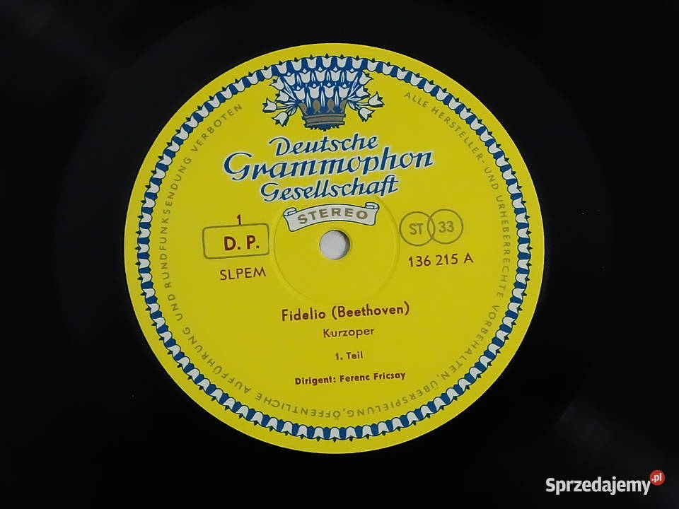 Płyta winylowa LP Beethoven Fidelio Deutsche płyta winylowa Biłgoraj