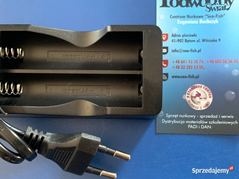 Latarka nurkowa H7 z akumulatorem i ładowarką