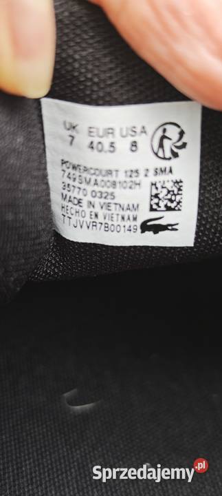 Męskie Sneakersy Lacoste Powercourt 125 2 SMA Międzybórz
