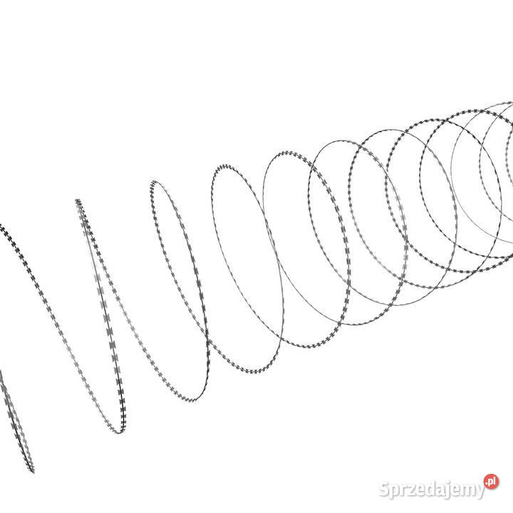 Zasieki concertina 730 mm 54 zwoje 5 złączki Szczecin