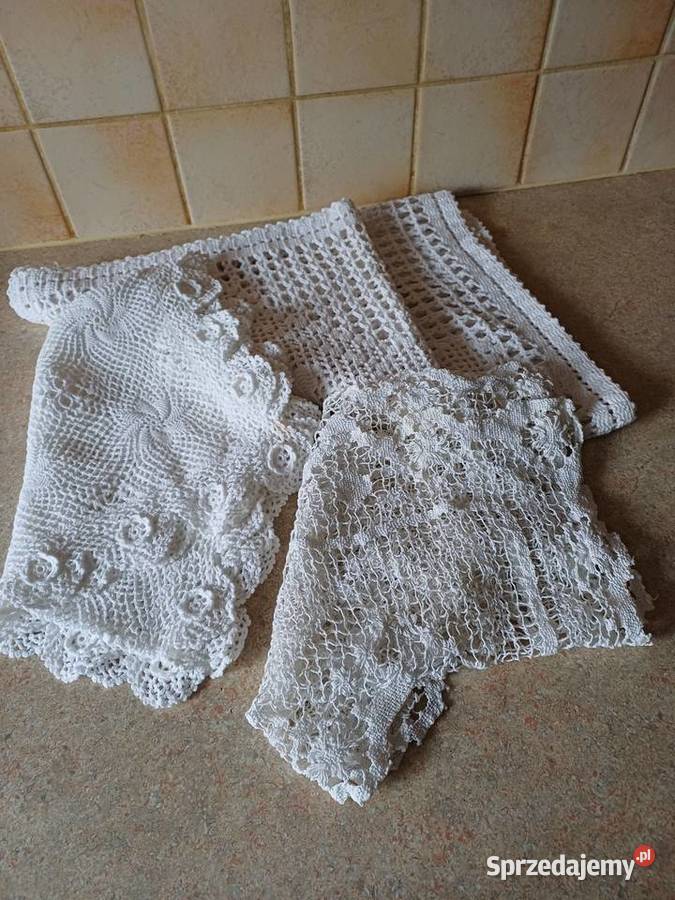 vintage bieżnikirękodzieło