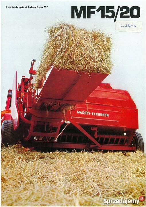Katalog części MF 15 20 158 208 prasa manual Pozostałe Pozostałe Szamotuły