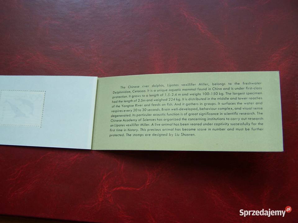 Chiny 1980 MNH MH 1656 Fauna Walenie