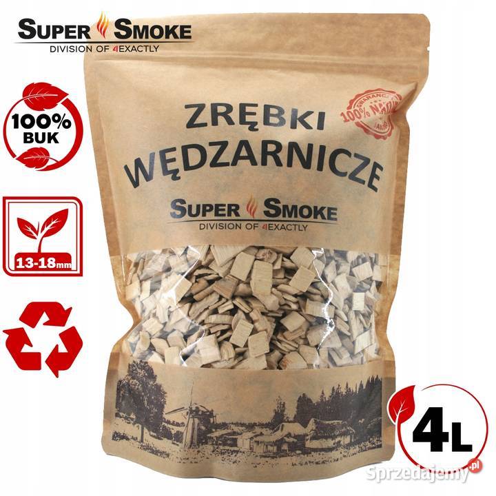 Zrębki Wędzarnicze Super Smoke BUK KL13 1218mm Białystok