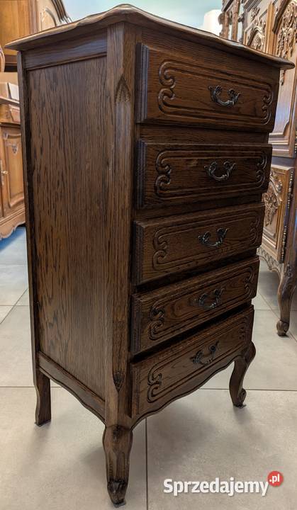 Dębowa szyfonierakomoda ludwikowska sklep Meble Dąbrowa Górnicza sprzedam