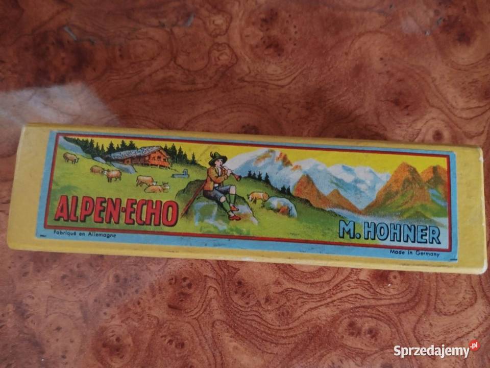 Harmonijka ustna HOHNER ALPENECHO Antyki, Sztuka, Kolekcje Janów Lubelski