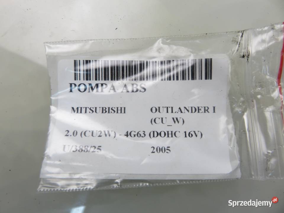 POMPA ABS MITSUBISHI OUTLANDER I CUW MN193055 Układ ABS i ESP