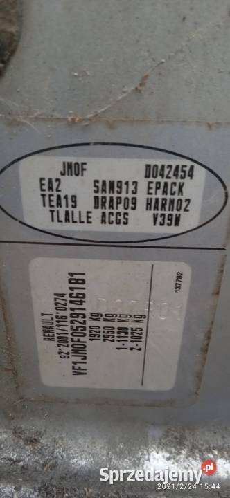 renault scenic 2 na części 15dci Rok produkcji 2004 Lublin