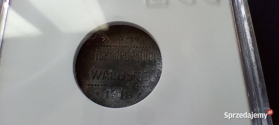 Stare monety 10 fenig 1918 cynk Niemcy grading Lesko