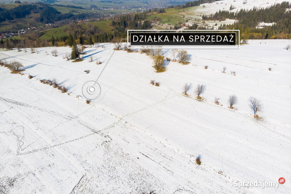 WIDOKOWA DZIAŁKA ROLNA BACHLEDÓWKA
