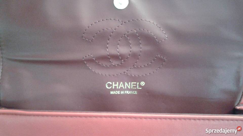 Torebka TORBA chanelka CHANEL czerwona na Wrocław