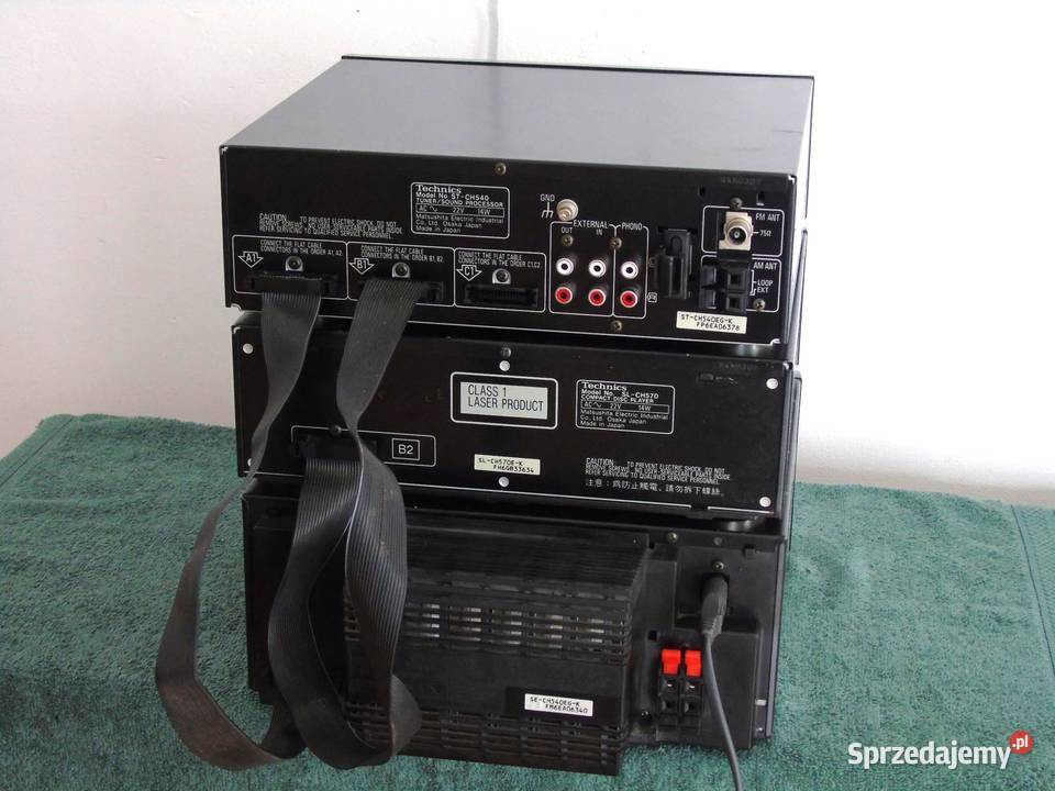 Wieża Technics SE CH540 STCH540 SLCH570 sprawny Wieże i miniwieże Jasło