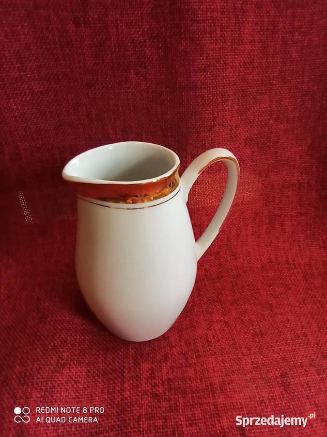 Mlecznik MZ Czechoslovakia Z białej porcelany Gdańsk