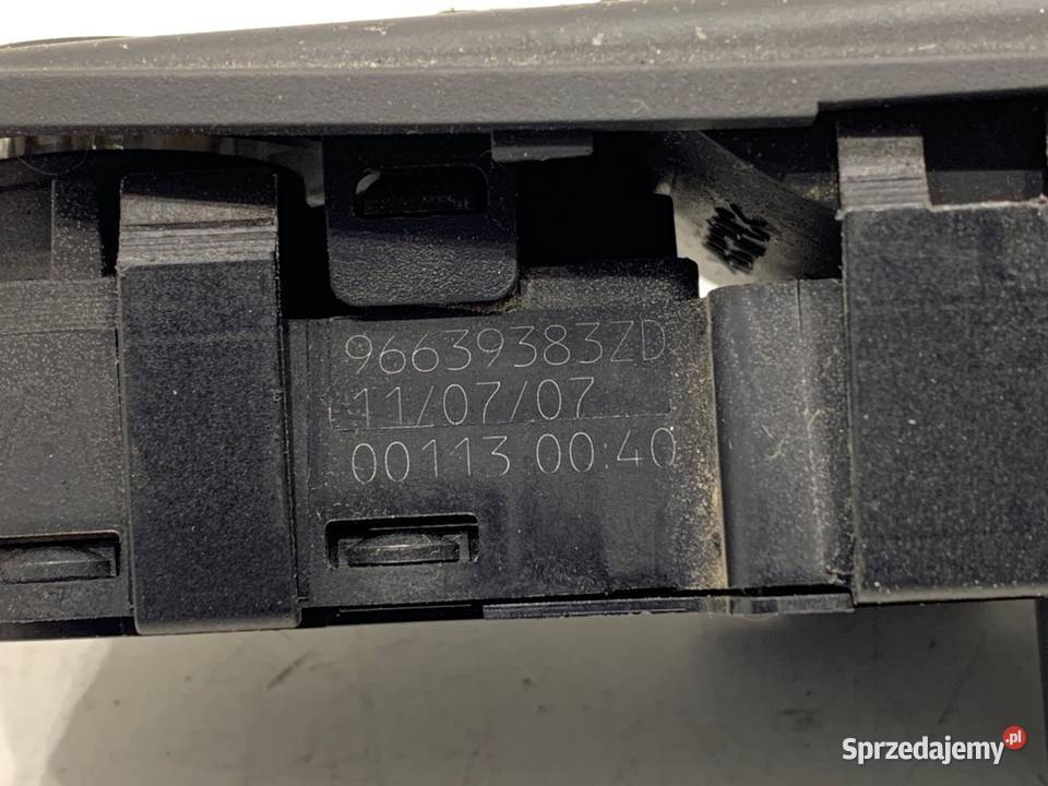 PRZEŁĄCZNIK SZYB CITROEN C4 PICASSO I 96639383ZD Mechanizmy opuszczania szyb
