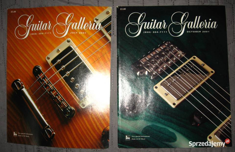 Guitar Galleria 15 issues 19992003 komplet Gitary i akcesoria pomorskie Kępice