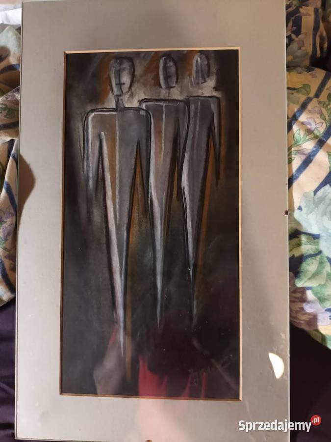 Trzy białe postacie w mroku Bielsko-Biała