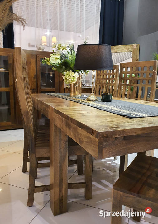 Rozkładany stół drewniany 140x90 do 260x90 140cm Lublin