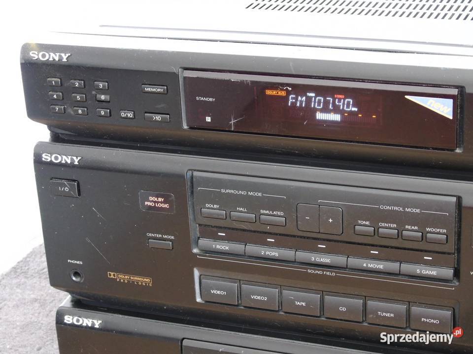Wzmacniacz z radiem i magnetofon Sony HSTSE581 Wieże i miniwieże