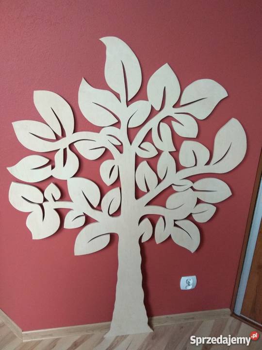Duże drzewko drzewo ozdoba ażur wycinanka Zawiercie