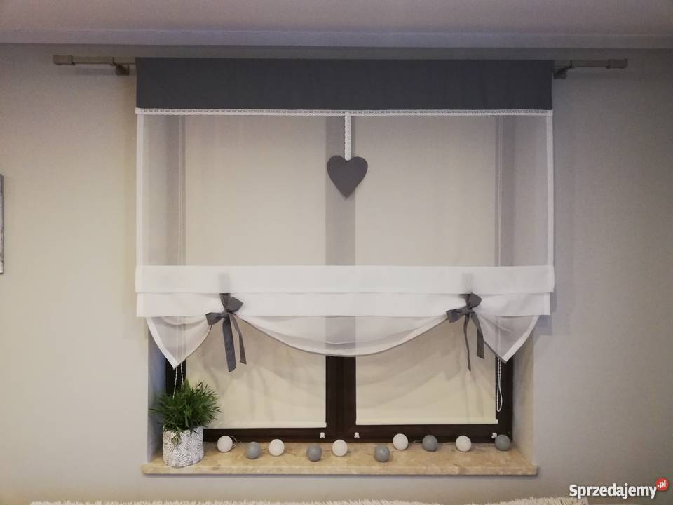 Firany roletki panele biały Nowa Wieś