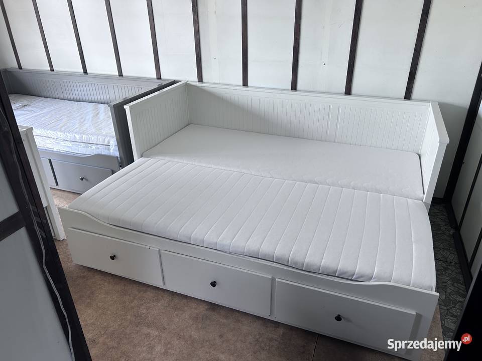 IKEA HEMNES Łóżko Leżanka z 3 szufladami 2 Łóżka śląskie