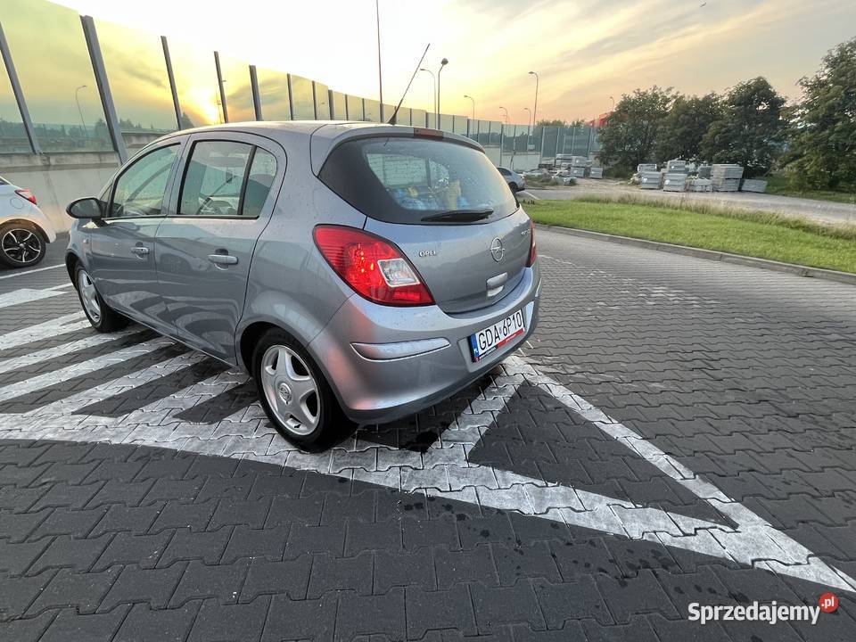 Opel corsa D 12 80 2008r pomorskie Gdańsk