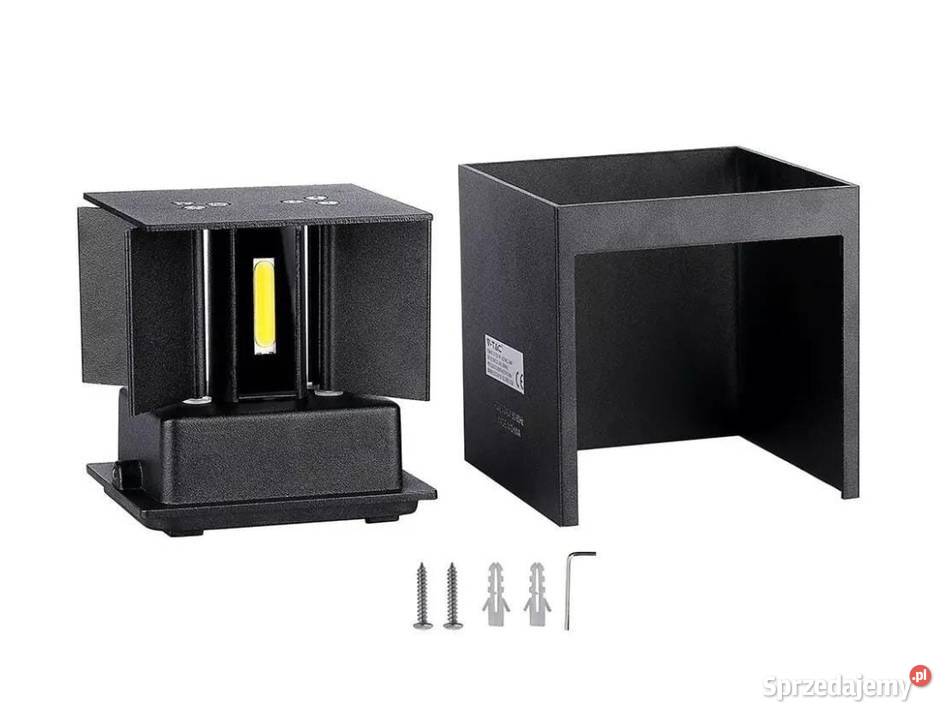 Kinkiet Ścienny VTAC 12W LED Regulowany Chip