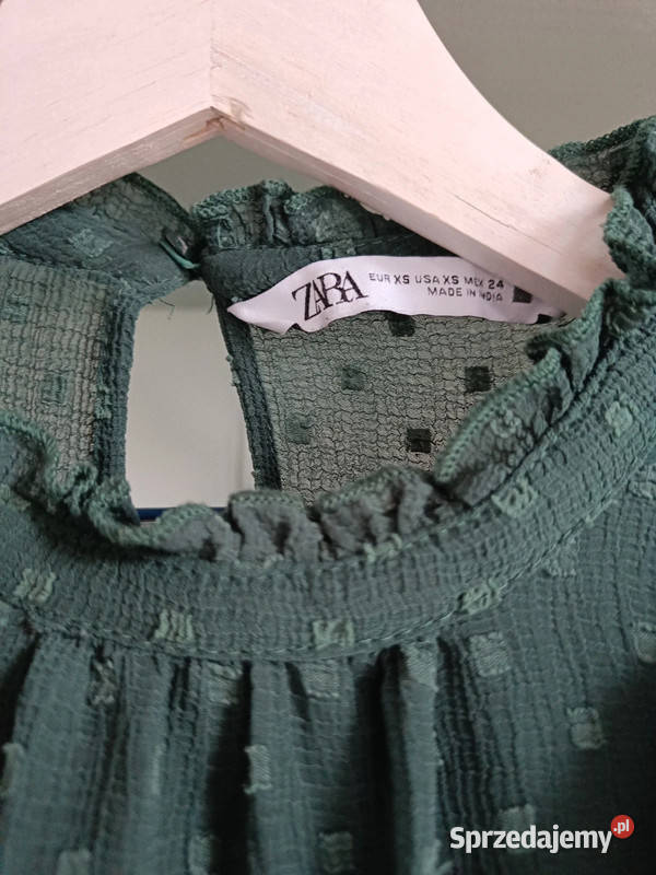 Sukienkakombinezon Zara butelkowa zieleń r XS Oborniki