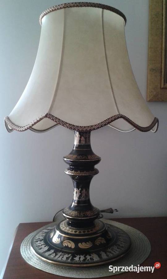 Lampa stołowa grecka KRATIMENOS złocona 24k Warszawa