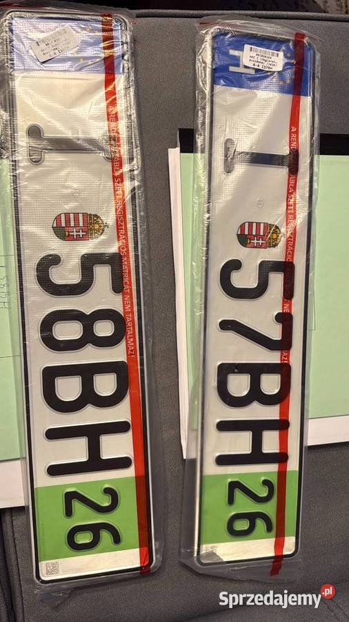 Węgierskie Tablice Tranzytowe Komisowe