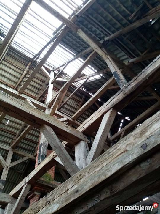 Drewno konstrukcyjne belki z okolo 1850 roku Jankowo