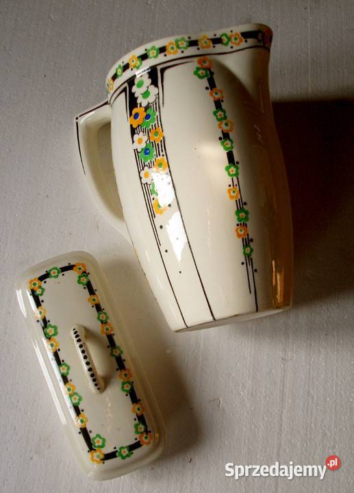 Stara porcelana toaletowa Dzban i Przybornik Art Ciasna