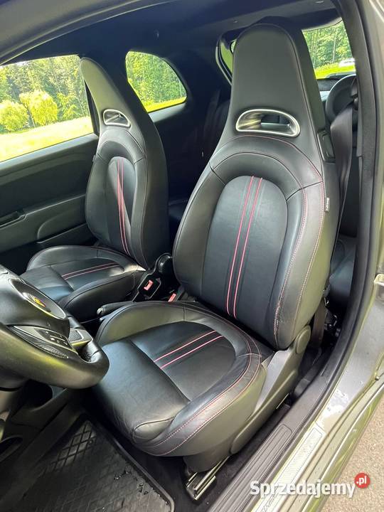 Abarth 595 Turismo skórzana tapicerka Kalwaria Zebrzydowska
