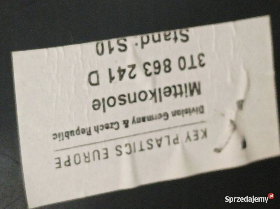 TUNEL ŚRODKOWY PODŁOKIETNIK Skoda Superb II