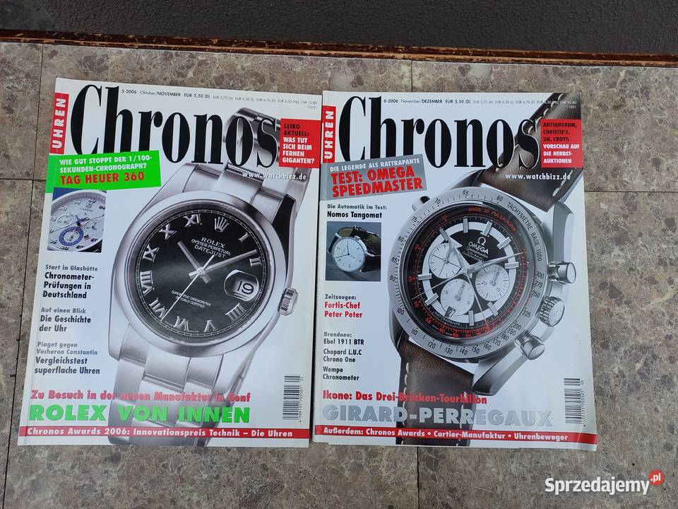 Czasopisma niemieckie Chronos zestaw 13 lata Tczew