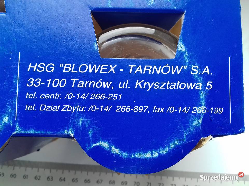 HSG Blowex Tarnów Szklanki 250g Kryształowa Bydgoszcz