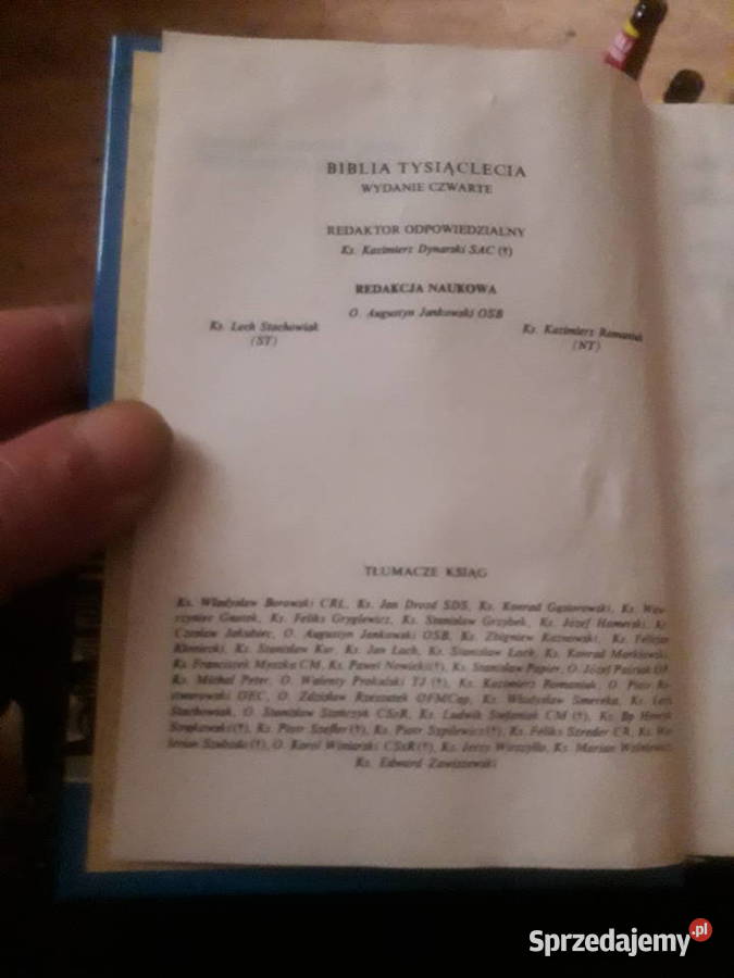 Pismo Święte STAREGO I NOWEGO TESTAMENTU 1996
