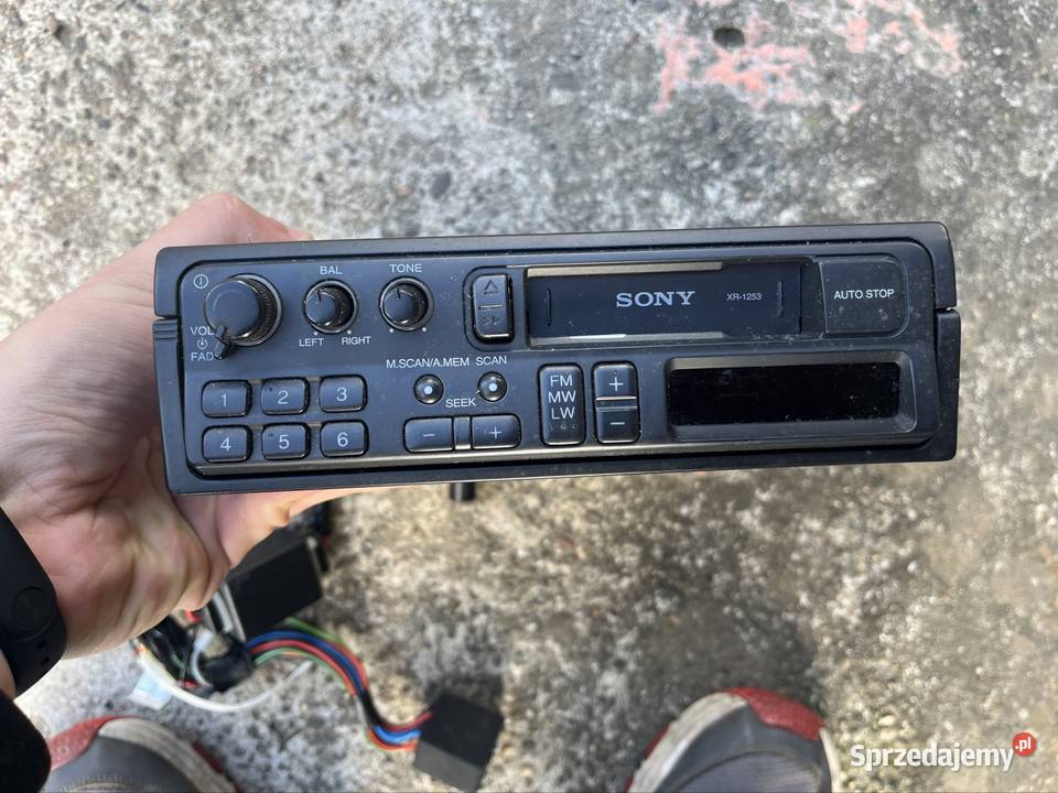 Radio samochodowe klasyk kaseta stare antyk Sony
