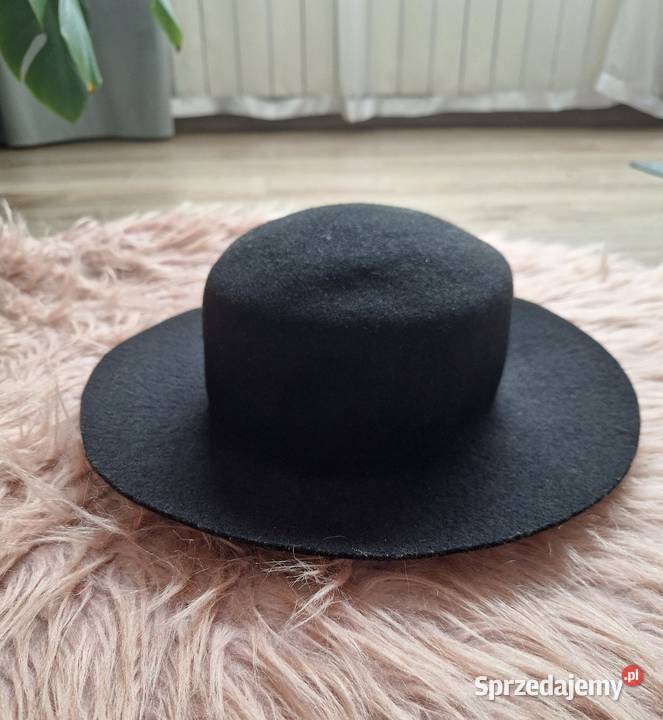 Piękny klasyczny czarny kapelusz Uniseks Kraków