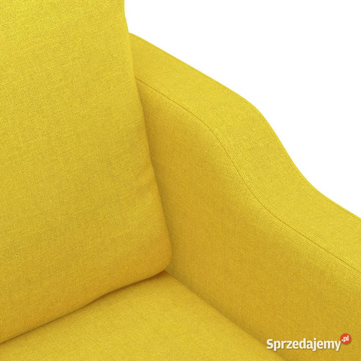Sofa 2osobowa jasnożółta 120 tapicerowana Sofy i kanapy Warszawa sprzedam