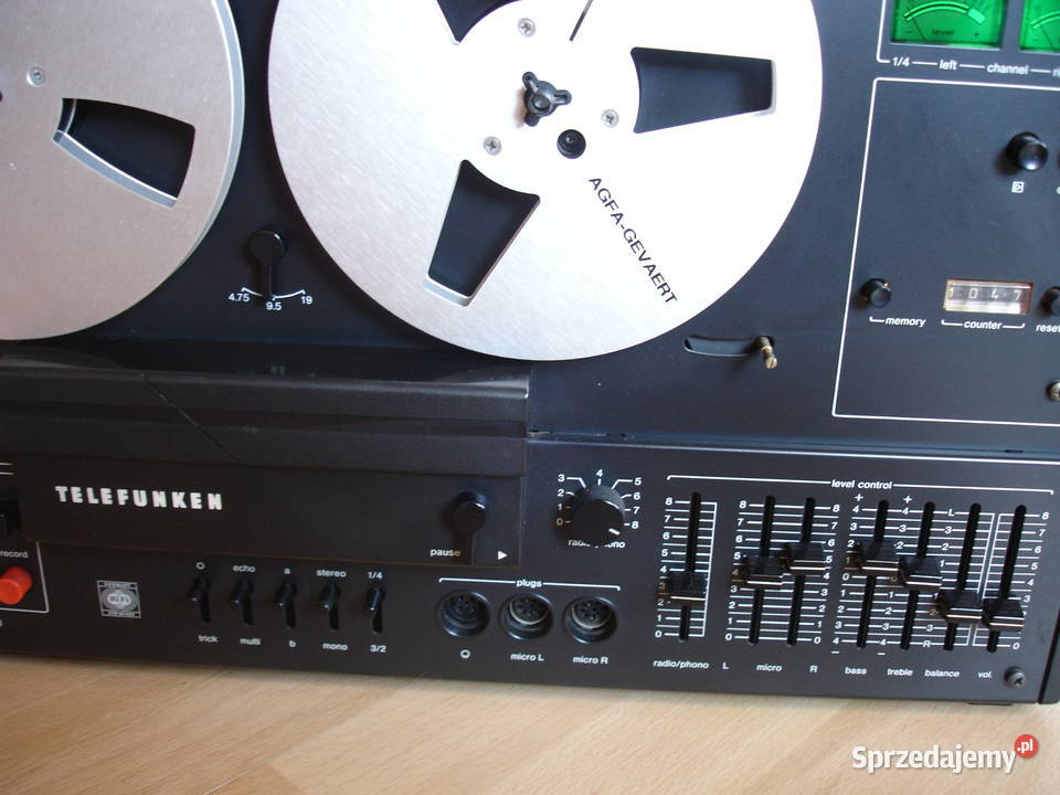 Magnetofon szpulowy TELEFUNKEN 3002L HiHi lubuskie Zielona Góra sprzedam