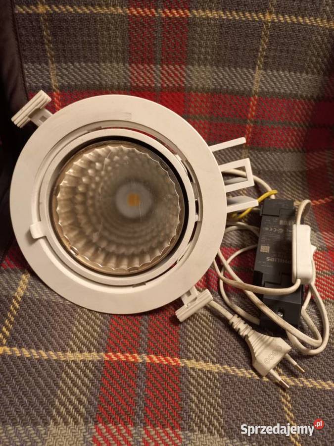Sprzedam oszczedna lampa obrotowa sufitowa biała podlaskie Grajewo